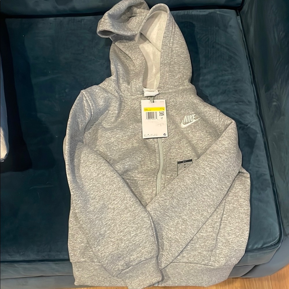 Nike Kids Grey Hoodie Jacket